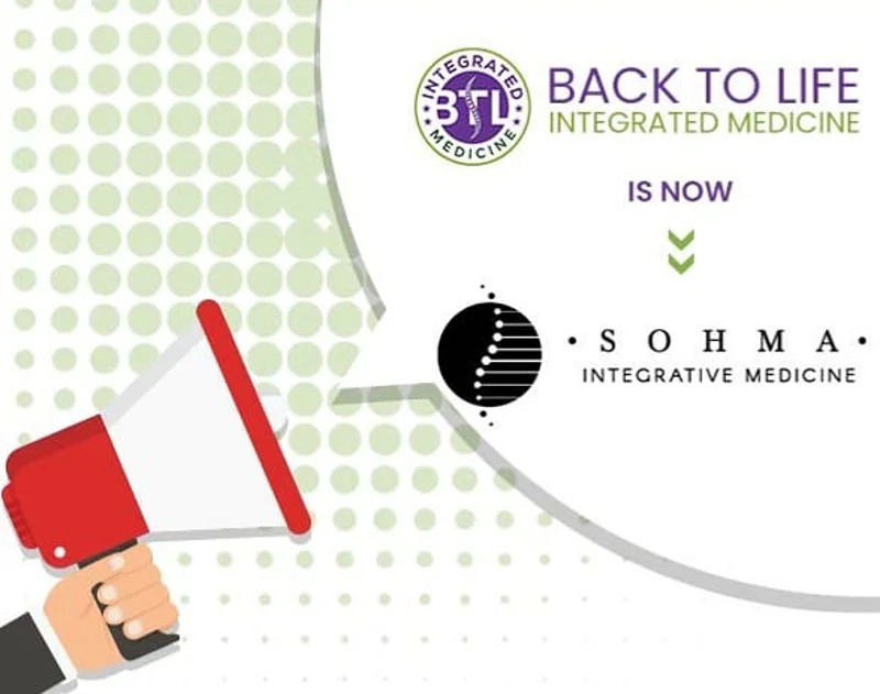 Back to Life is now SOHMA Integrative Medicine.
