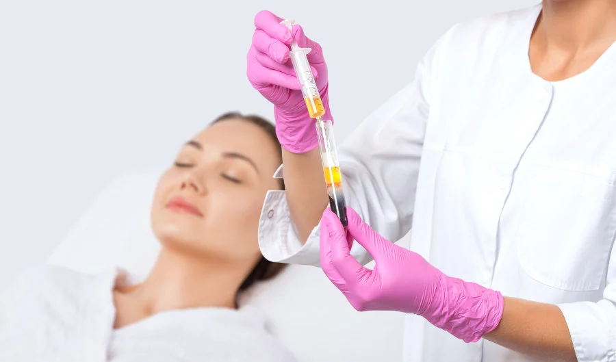 PRP Therapy being administered